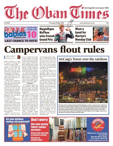 The Oban Times & Lochaber Times issue 23rd May 2019