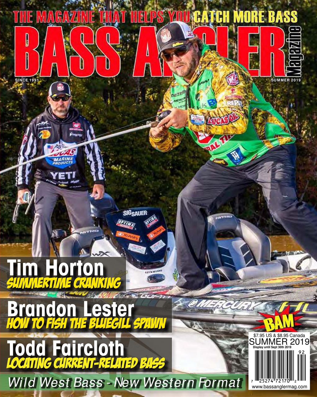 BASS ANGLER MAGAZINE Preview Pages