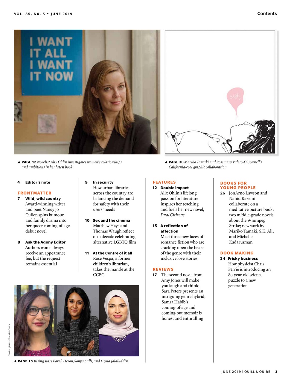 Quill & Quire Preview Pages