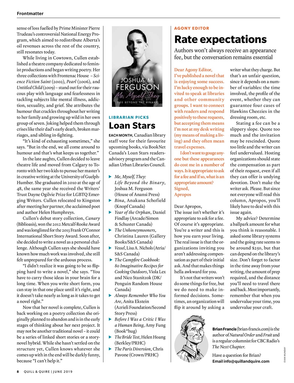 Quill & Quire Preview Pages