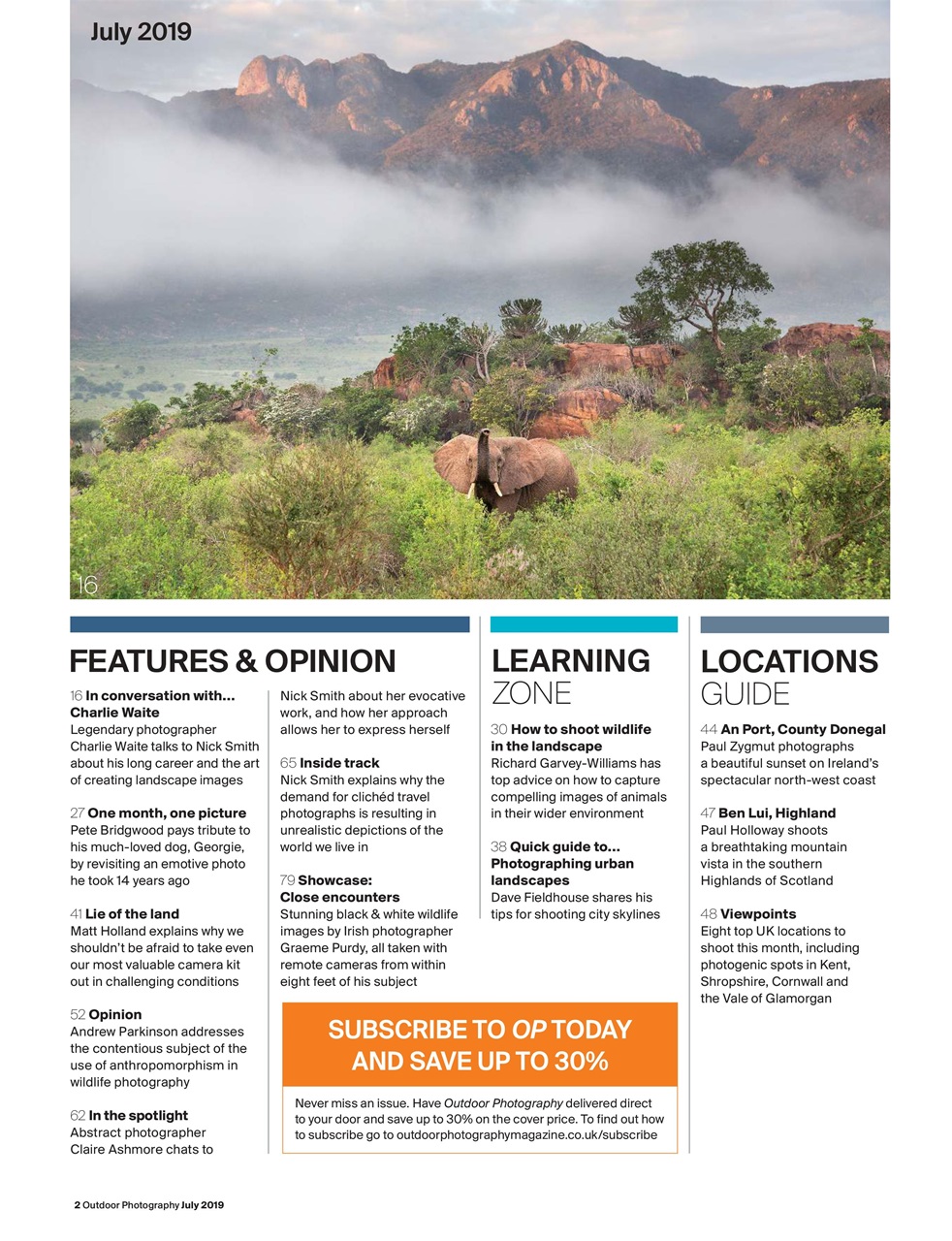 Outdoor Photography Preview Pages