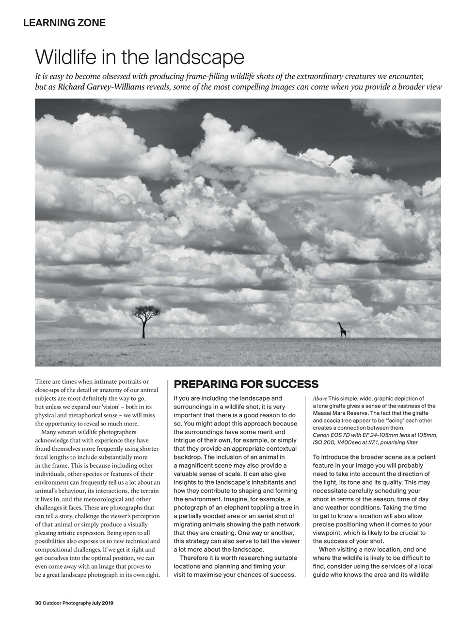 Outdoor Photography Preview Pages