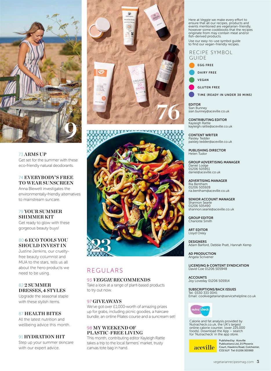 Veggie Magazine Preview Pages