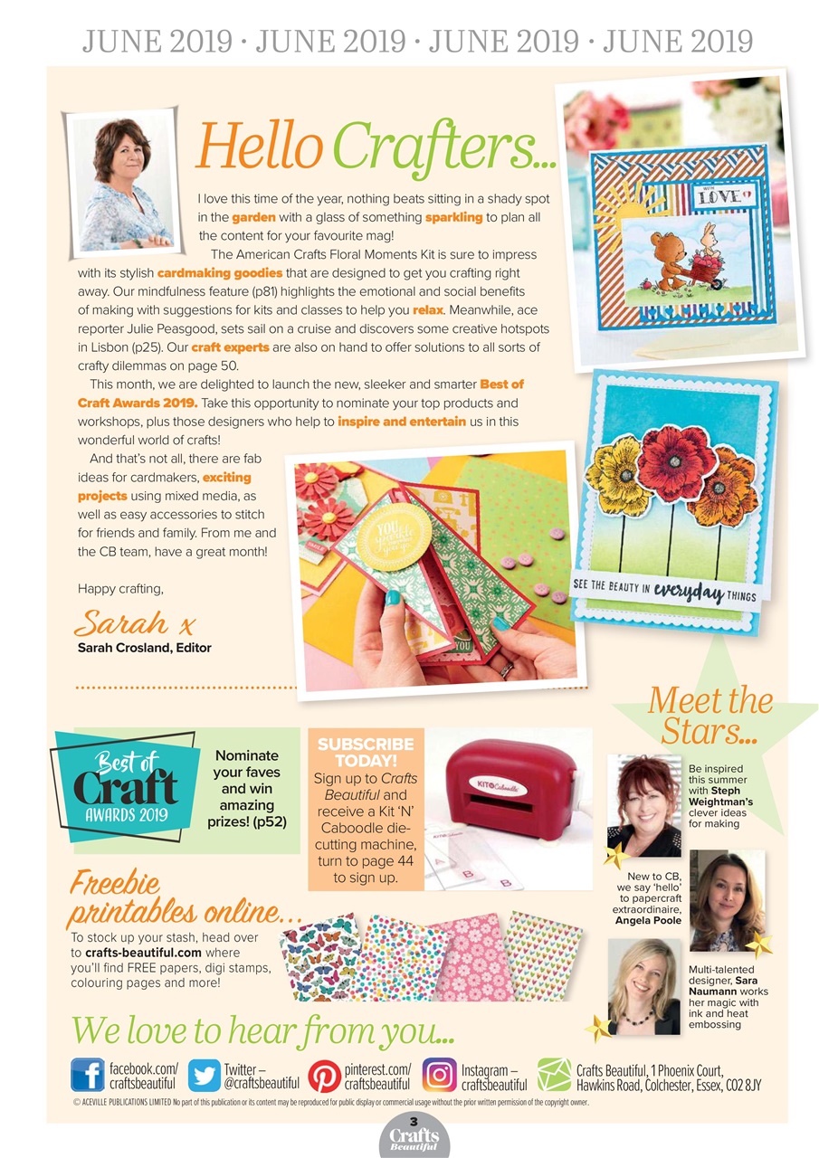 Crafts Beautiful Preview Pages