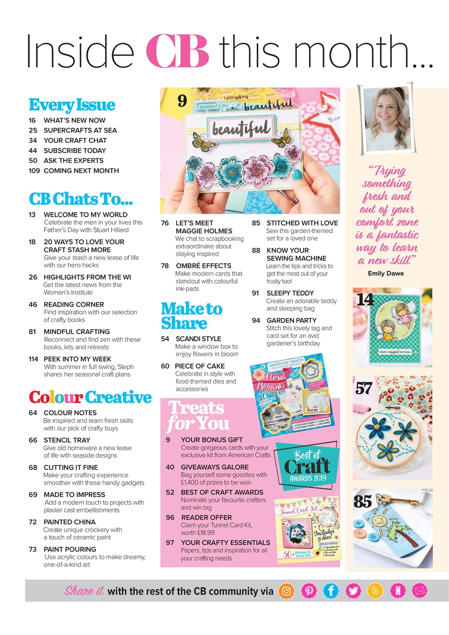 Crafts Beautiful Preview Pages