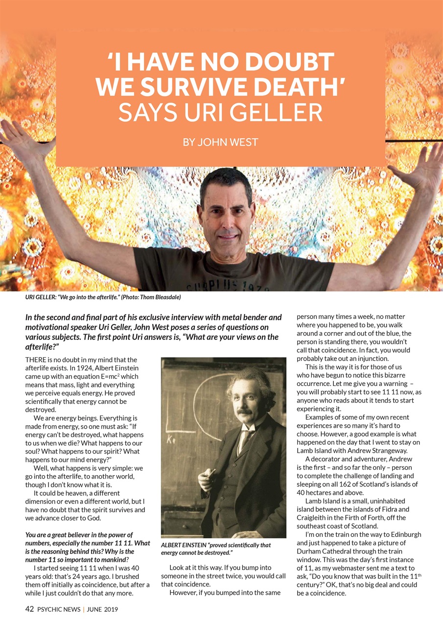 Psychic News Preview Pages