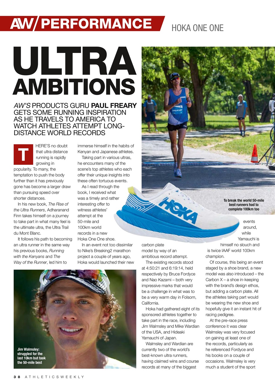 AW – Athletics Weekly Magazine Preview Pages