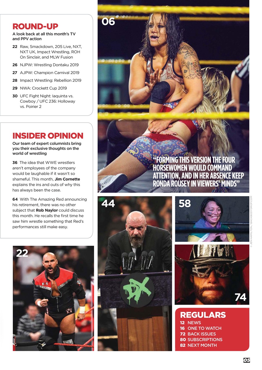 Wrestletalk Magazine Preview Pages