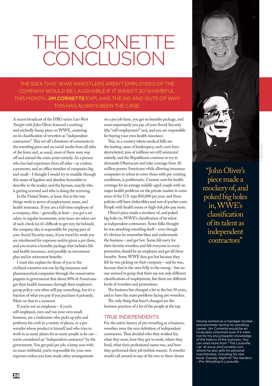 Wrestletalk Magazine Preview Pages