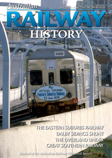 Australian Railway History issue 