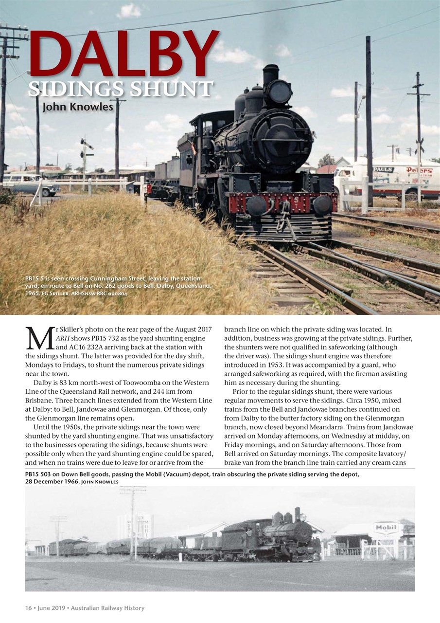 Australian Railway History Preview Pages