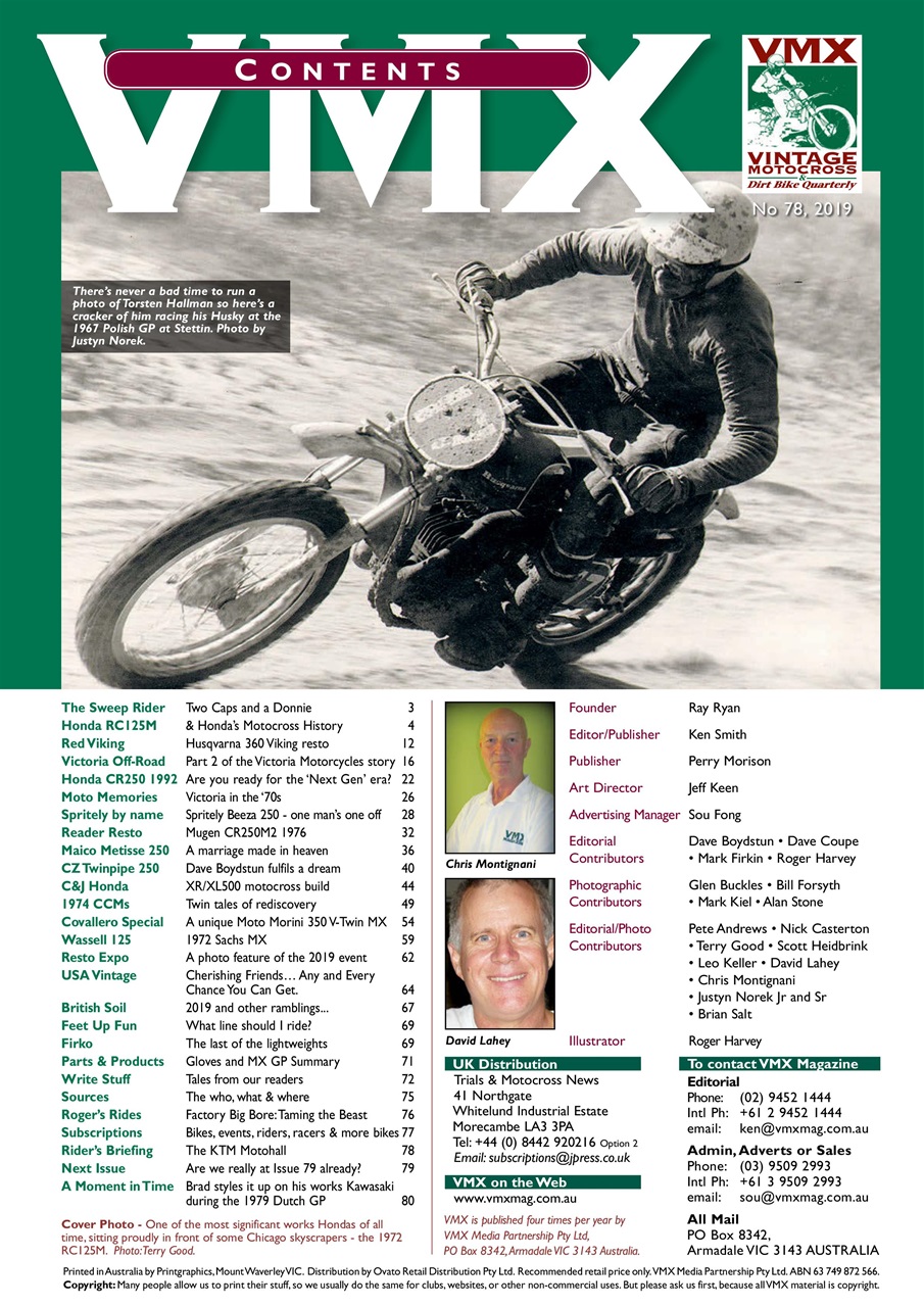 VMX Magazine Preview Pages