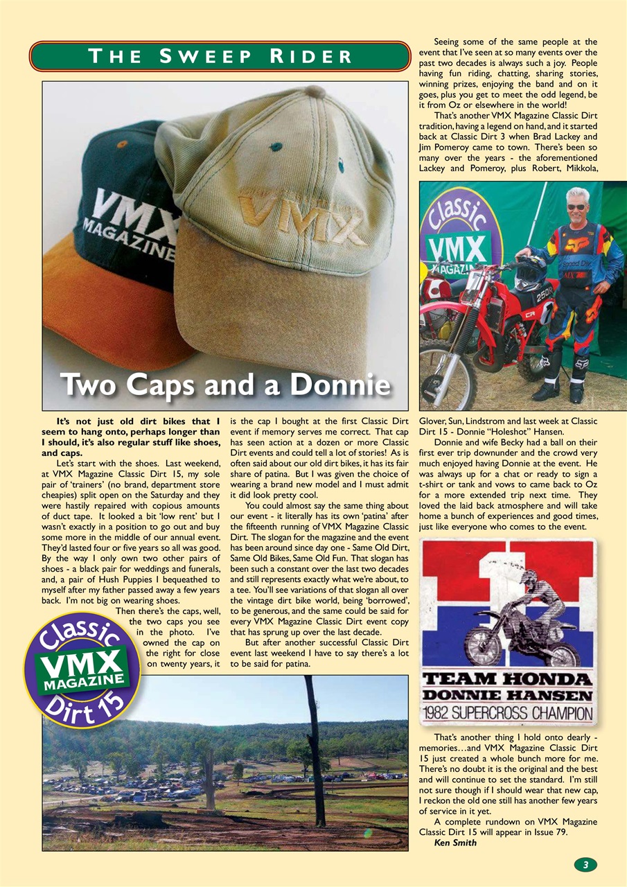 VMX Magazine Preview Pages