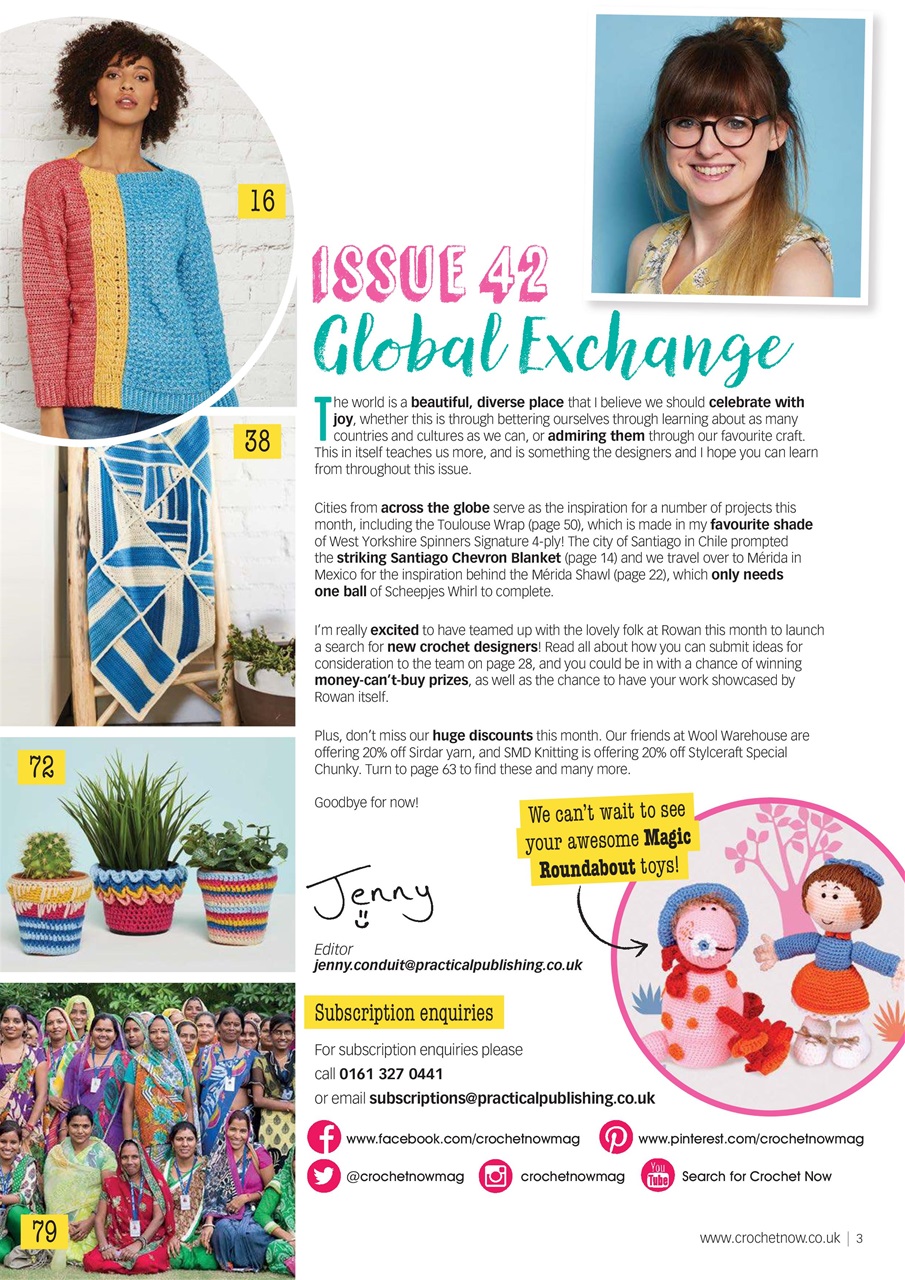 Crochet Now Magazine Preview Pages