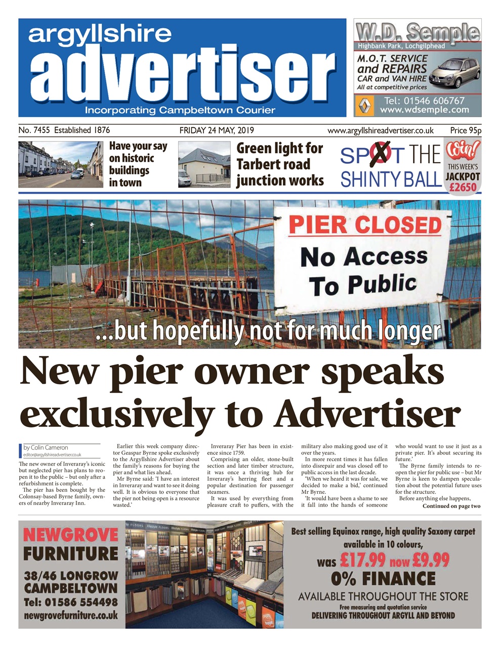 Argyllshire Advertiser Preview Pages