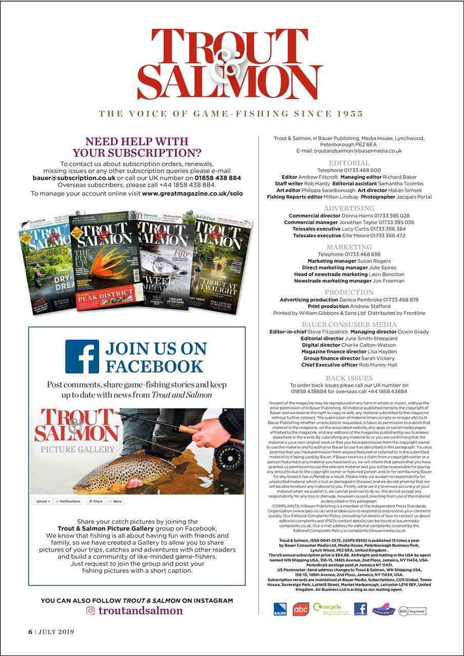 Trout & Salmon Preview Pages