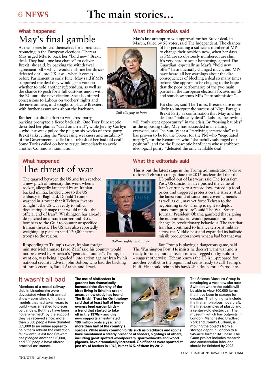 The Week Preview Pages