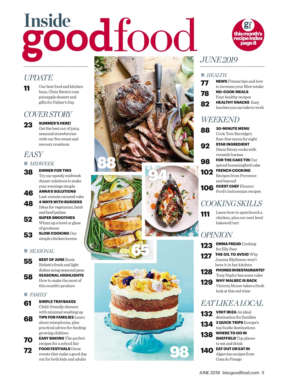 Good Food Magazine Preview Pages