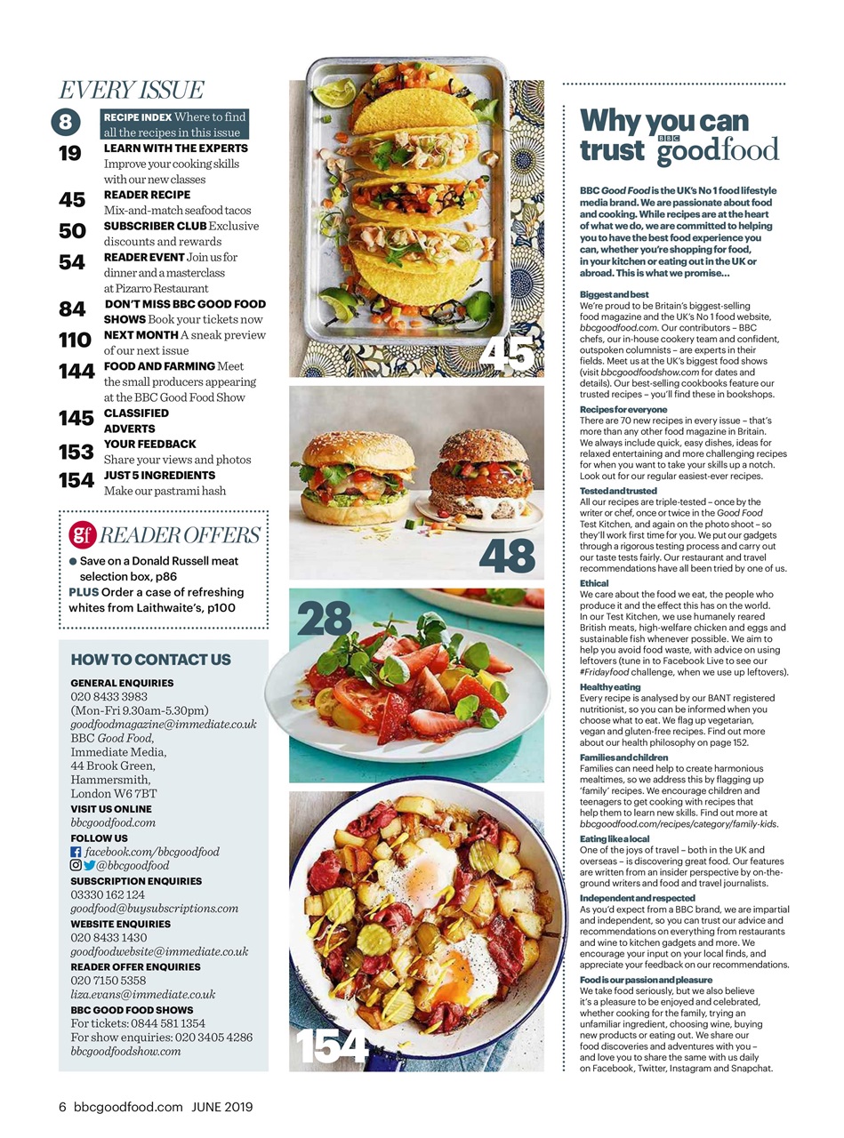 Good Food Magazine Preview Pages
