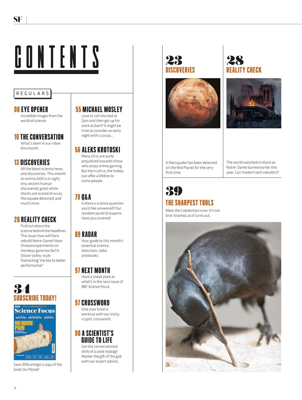 BBC Science Focus Magazine Preview Pages