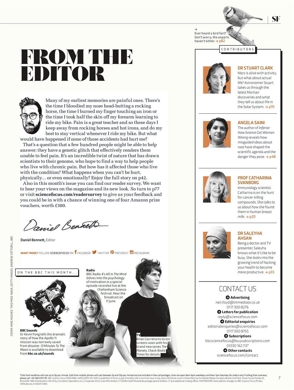 BBC Science Focus Magazine Preview Pages