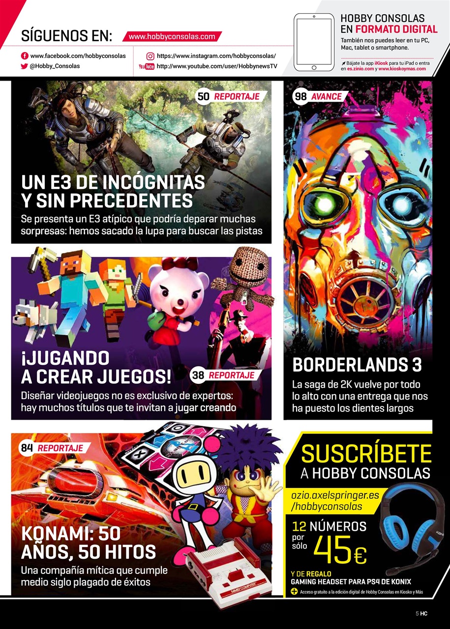 Hobby Consolas Preview Pages