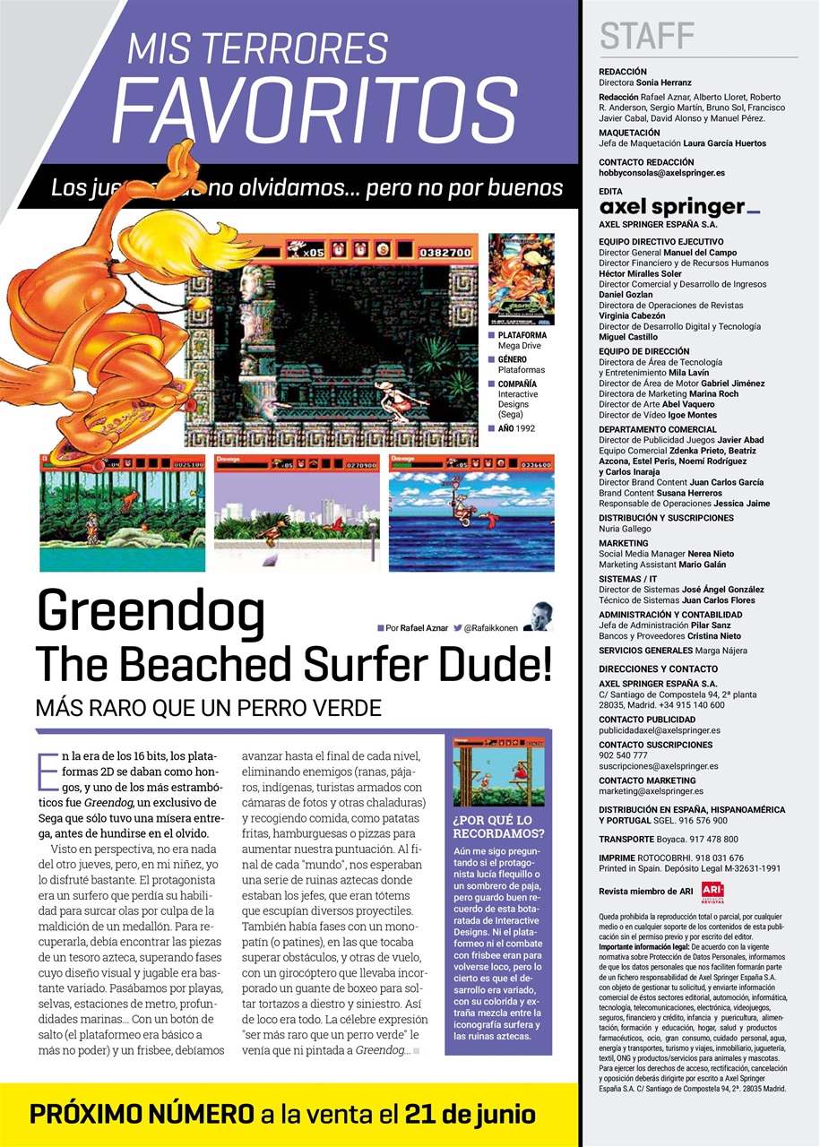 Hobby Consolas Preview Pages