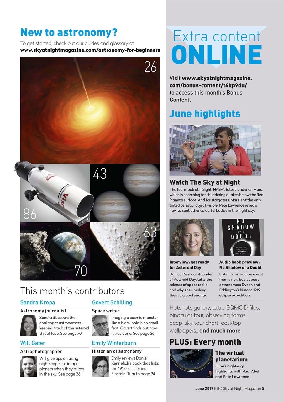 BBC Sky at Night Magazine Preview Pages