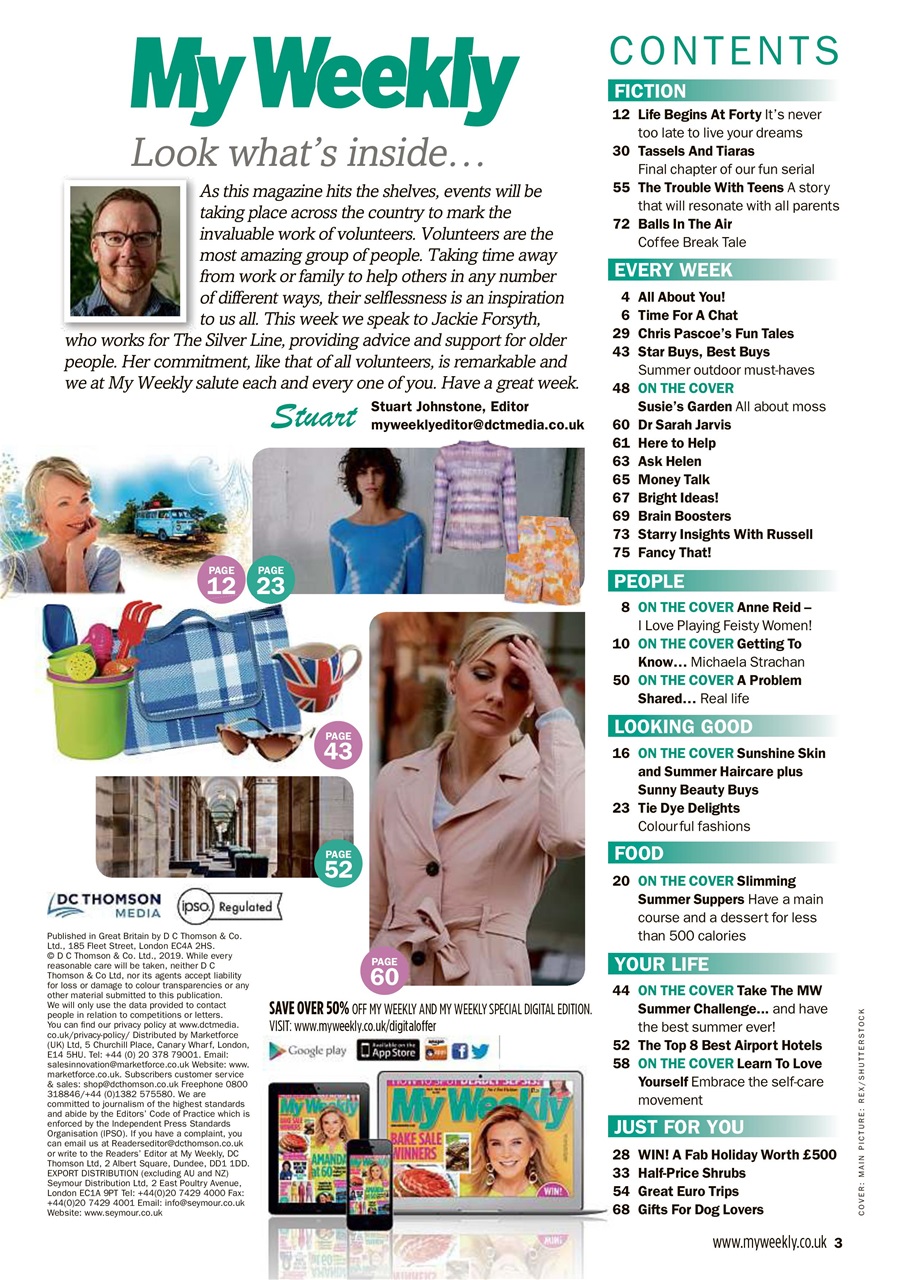 My Weekly Preview Pages