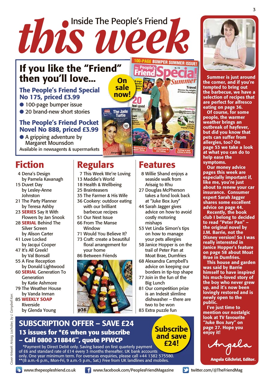 The People’s Friend Preview Pages