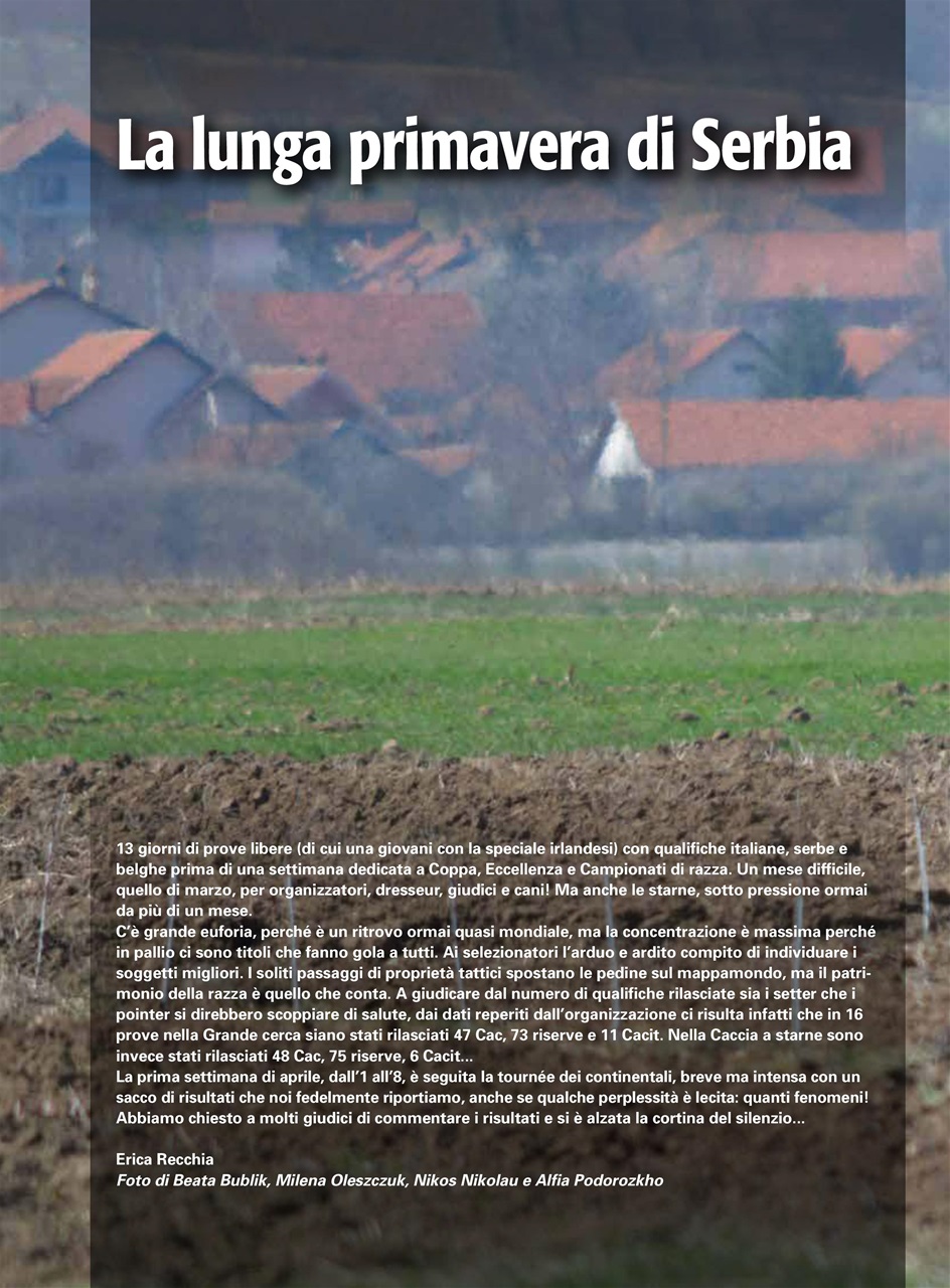 La Gazzetta Della Cinofilia Venatoria Preview Pages