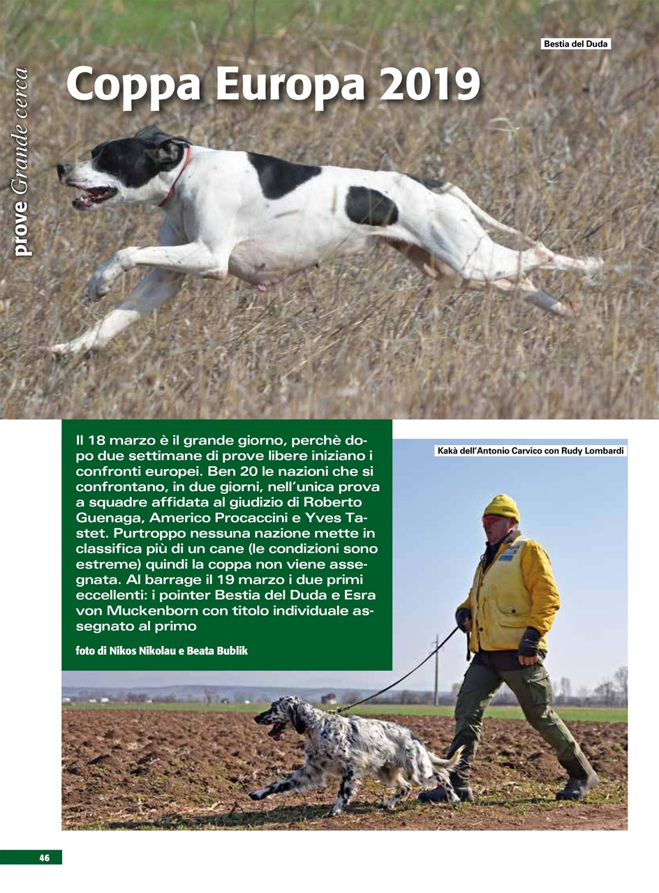 La Gazzetta Della Cinofilia Venatoria Preview Pages