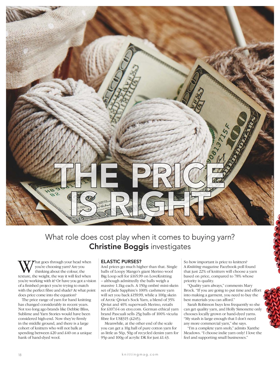 Knitting Preview Pages