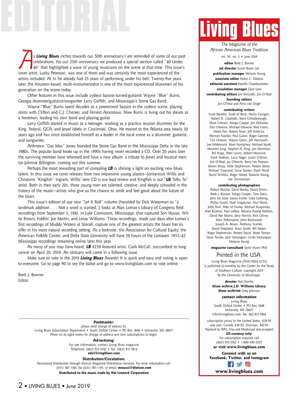 Living Blues Preview Pages