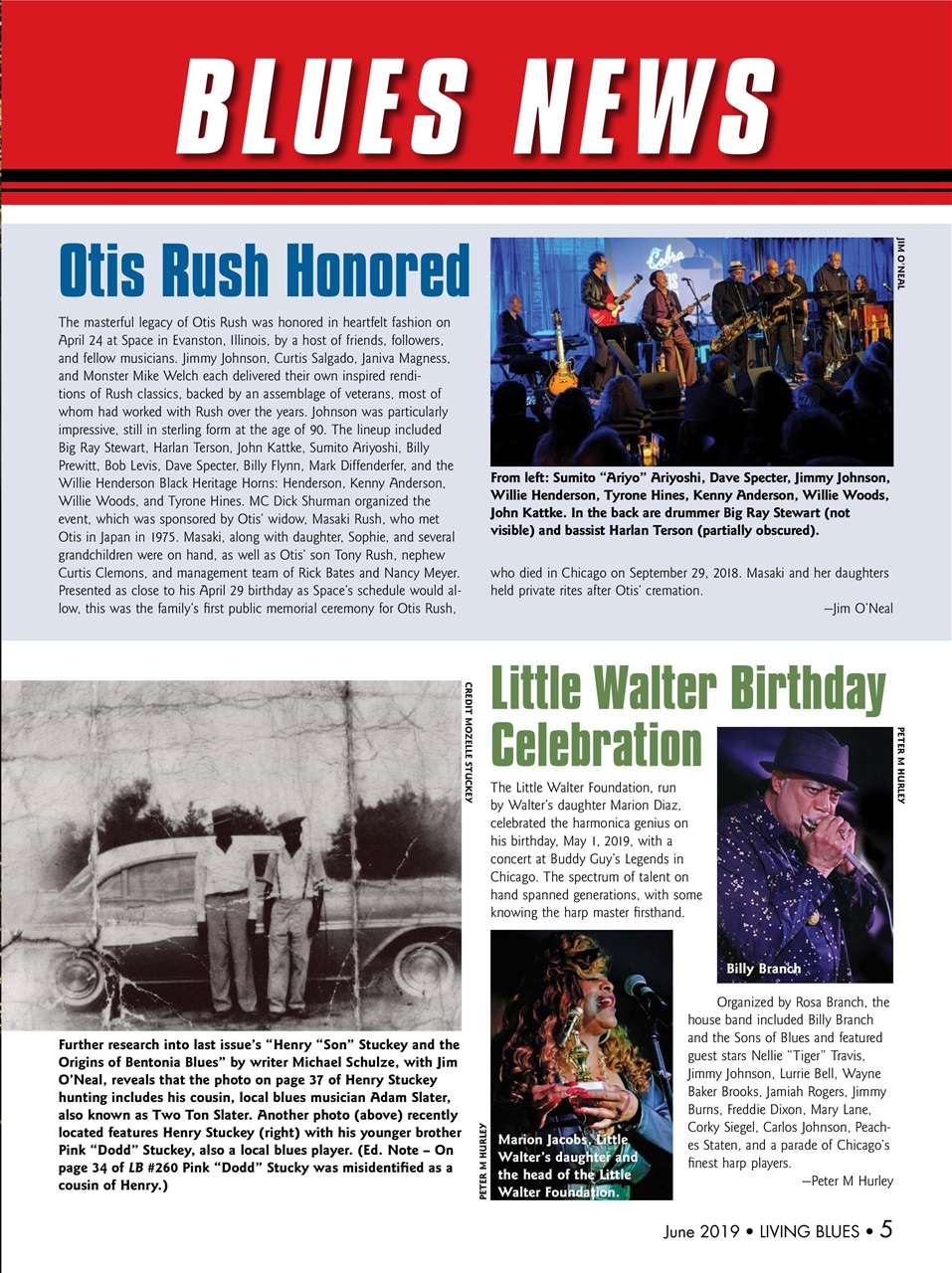 Living Blues Preview Pages