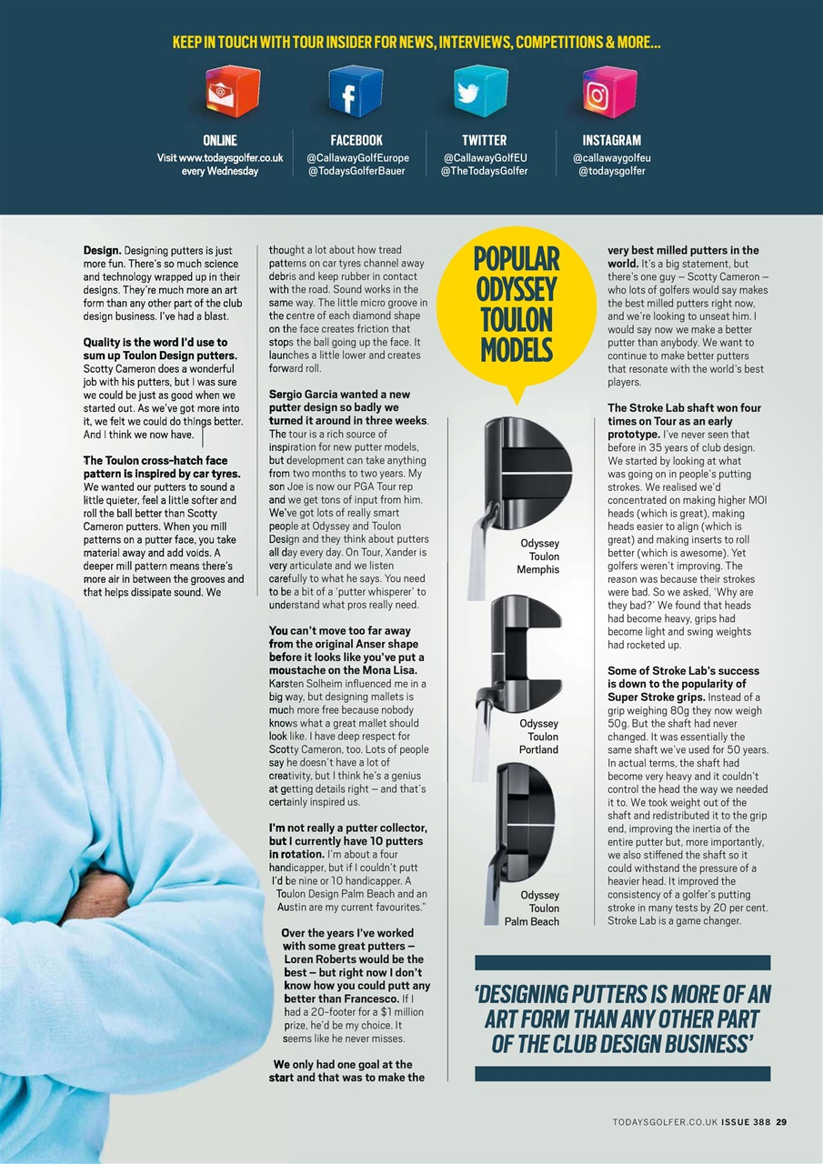 Today's Golfer Preview Pages