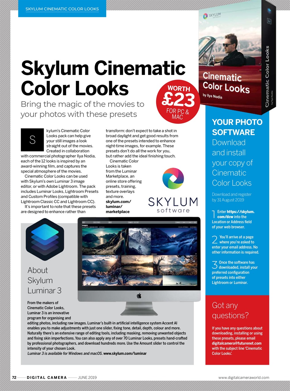 Digital Camera Magazine Preview Pages