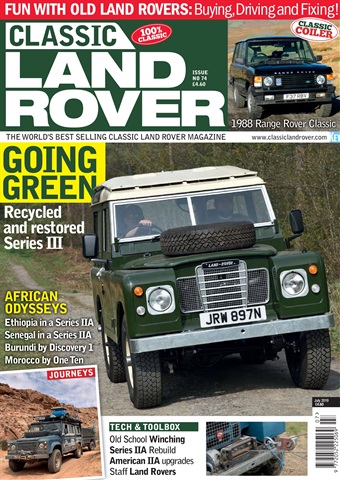 Classic Land Rover Magazine issue  July 2019