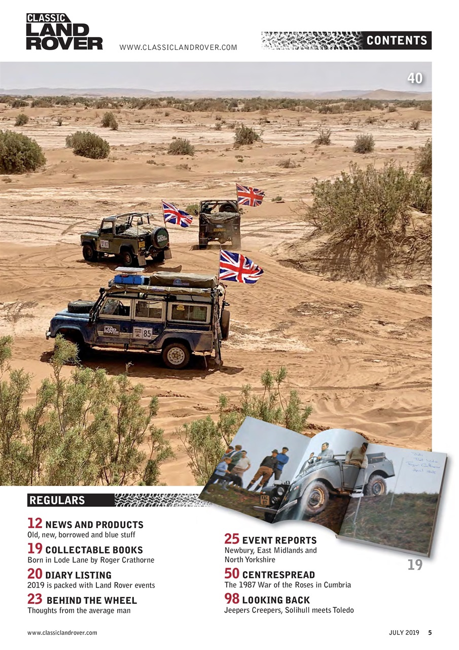 Classic Land Rover Magazine Preview Pages