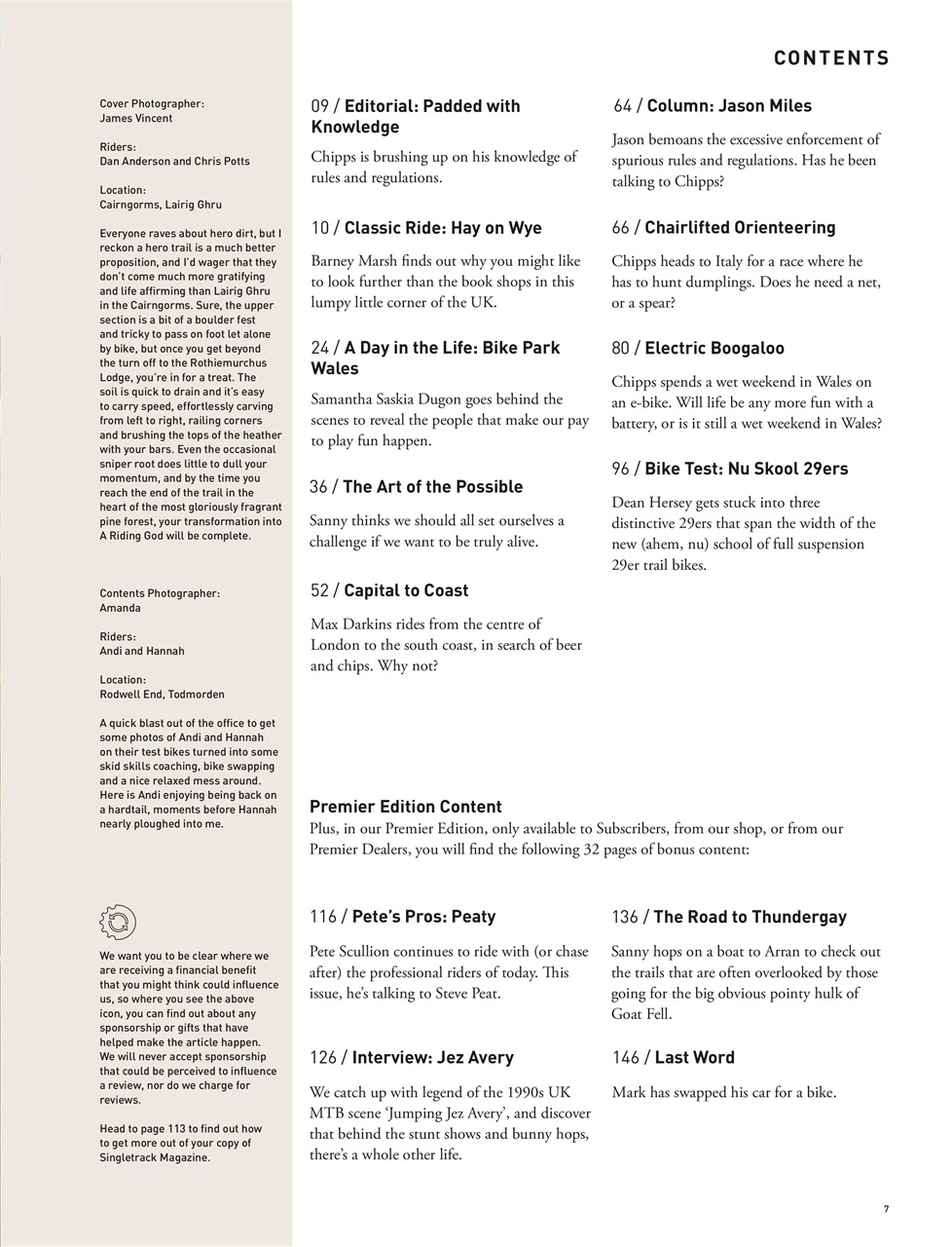 Singletrack Preview Pages