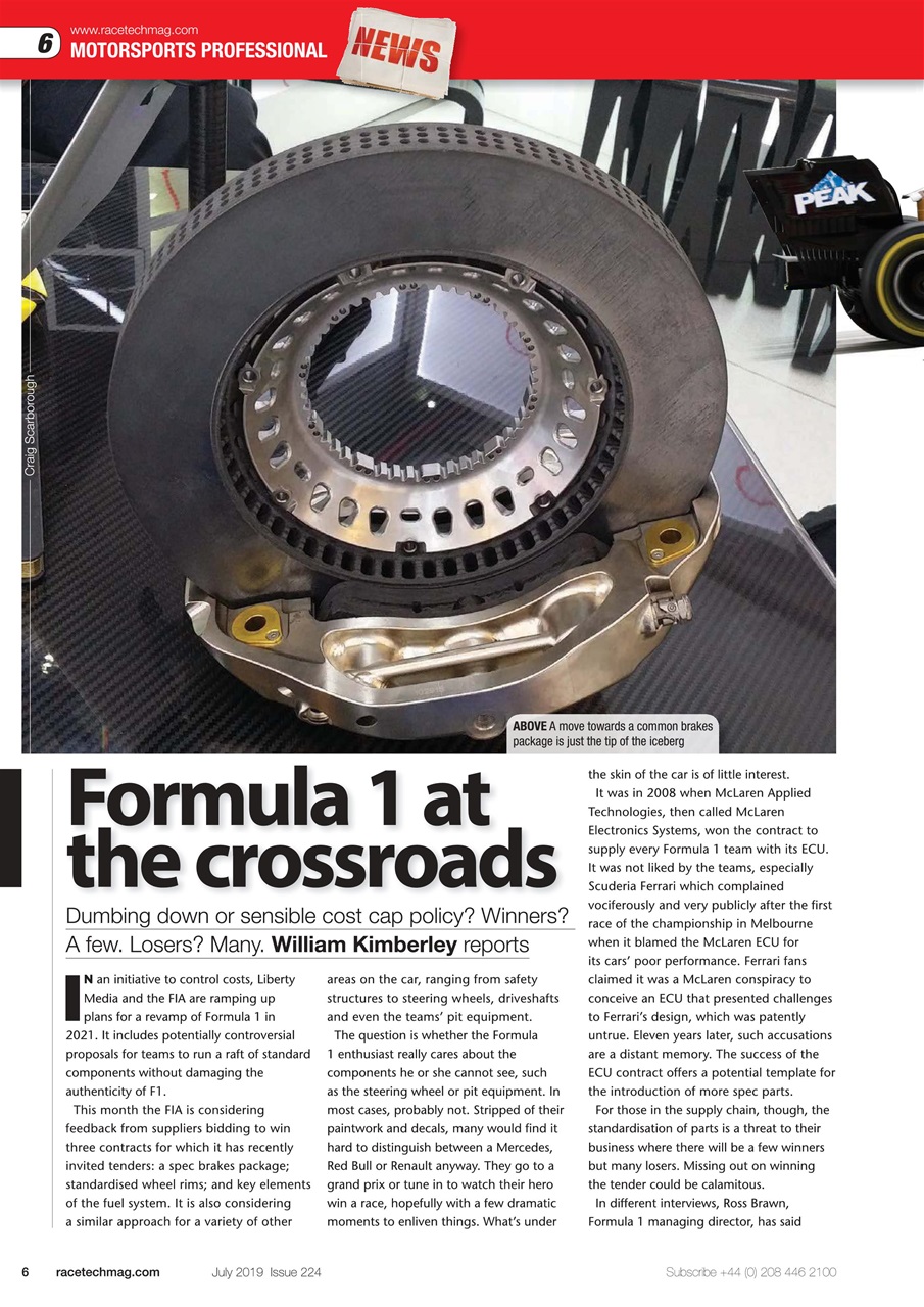 Race Tech Preview Pages