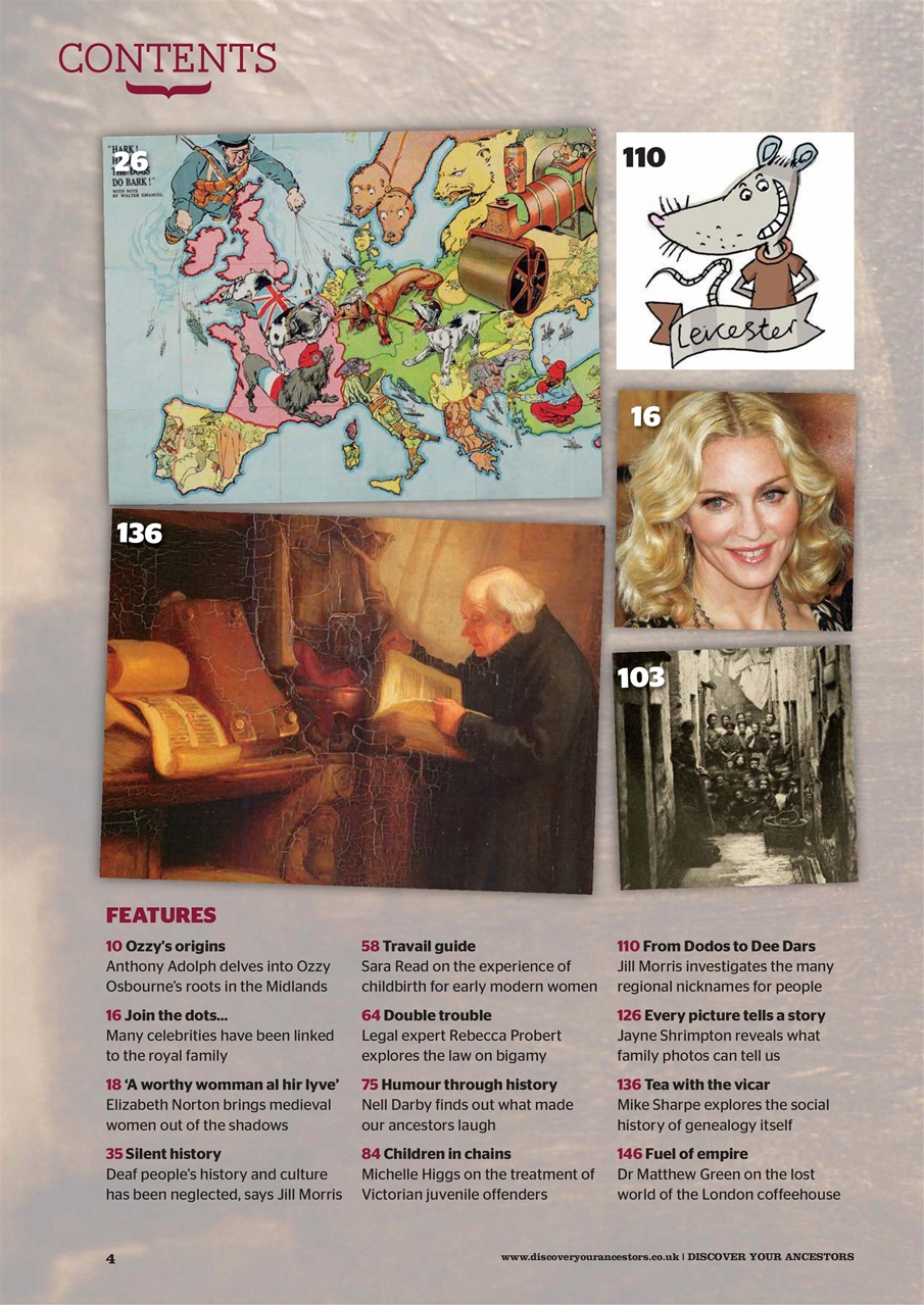 Discover Your Ancestors Preview Pages