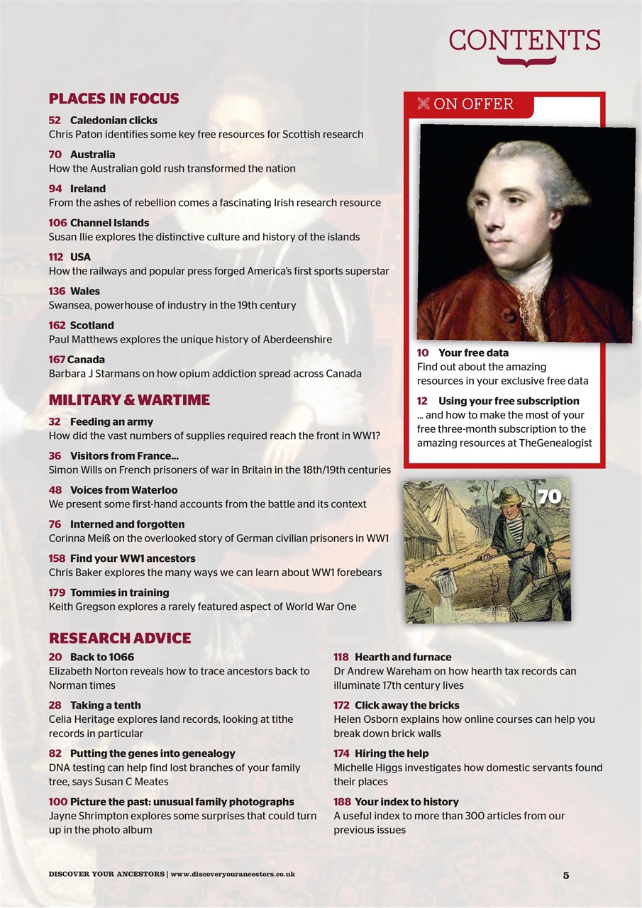 Discover Your Ancestors Preview Pages