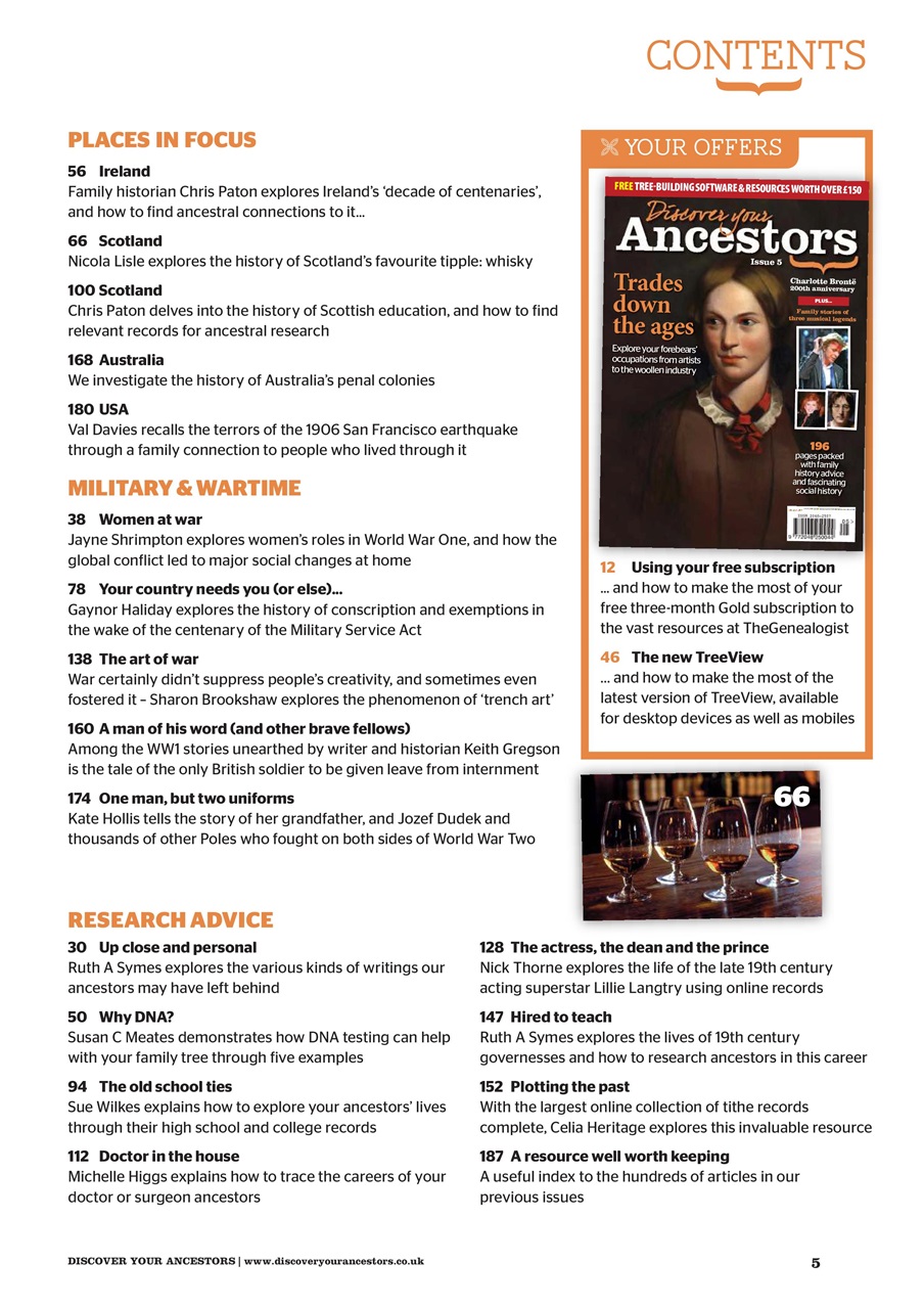 Discover Your Ancestors Preview Pages