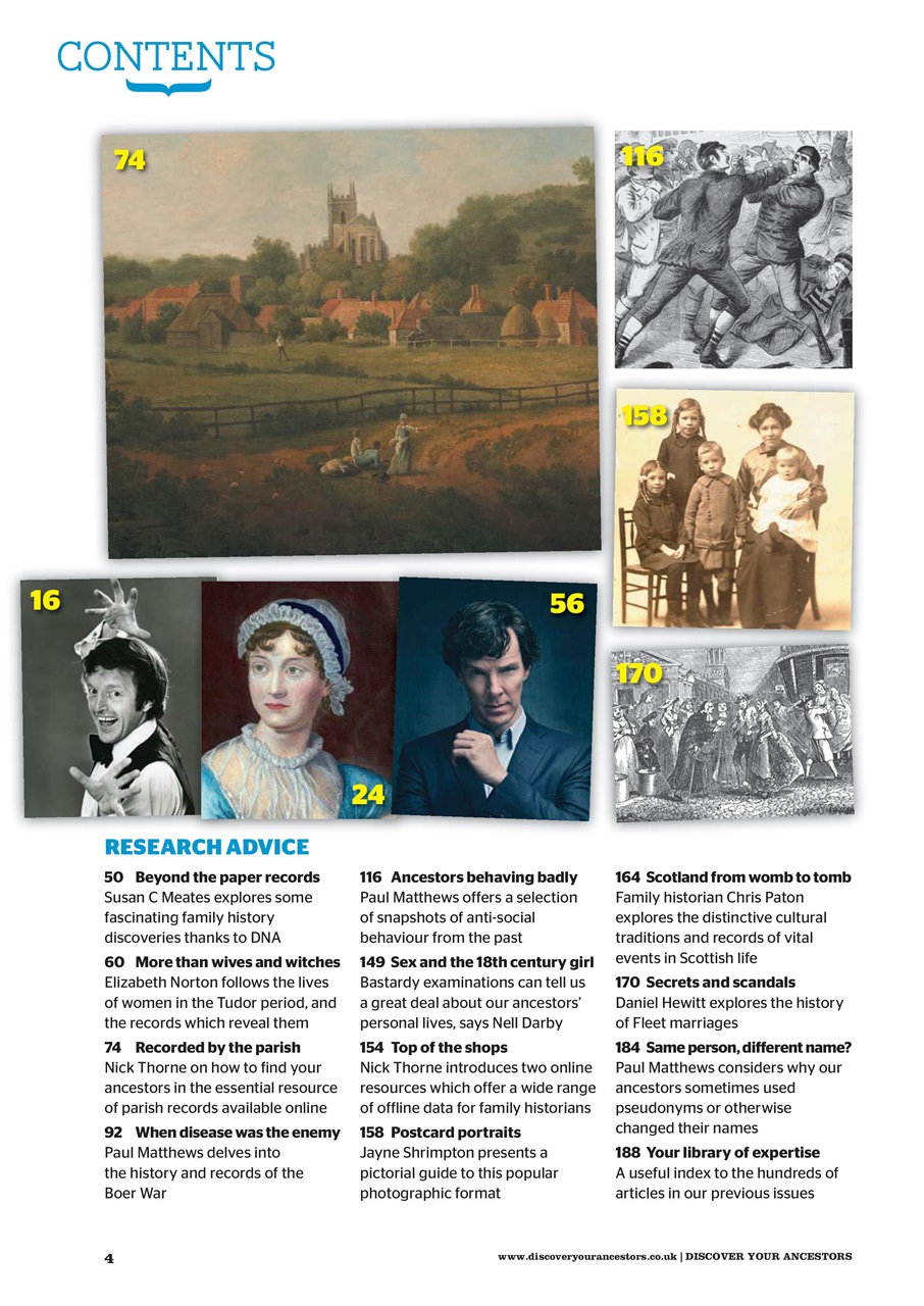 Discover Your Ancestors Preview Pages