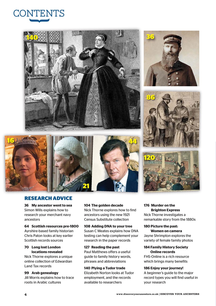 Discover Your Ancestors Preview Pages