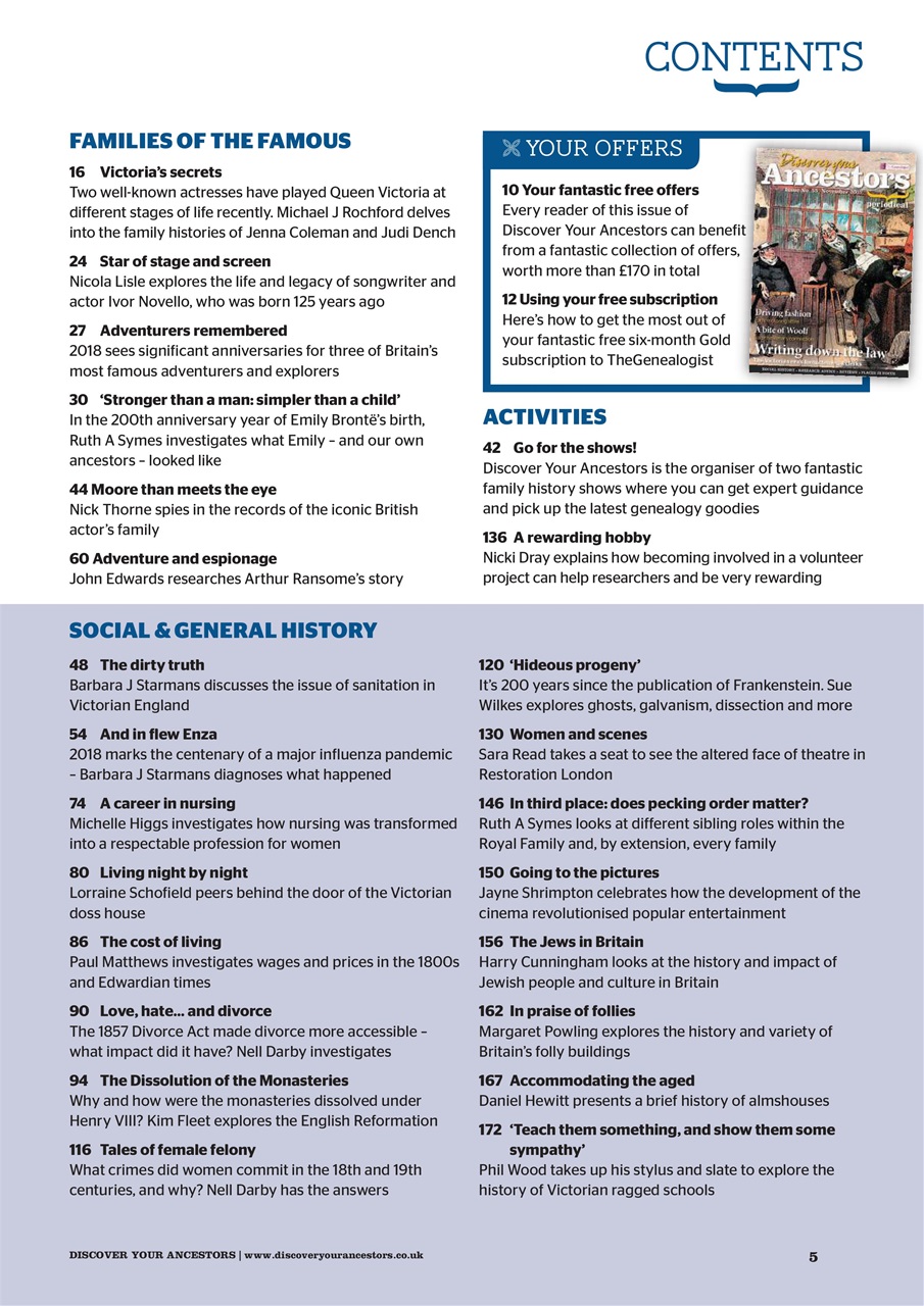 Discover Your Ancestors Preview Pages