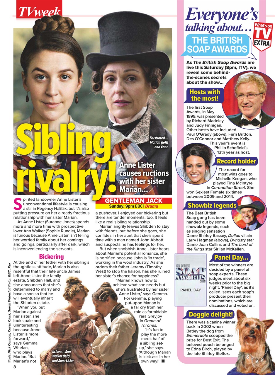 What's on TV Preview Pages