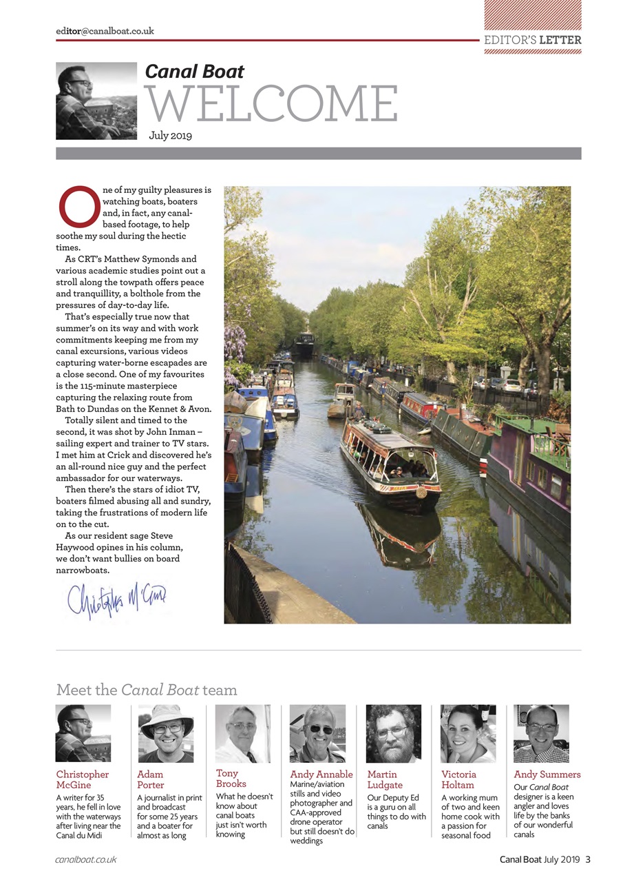 Canal Boat Preview Pages