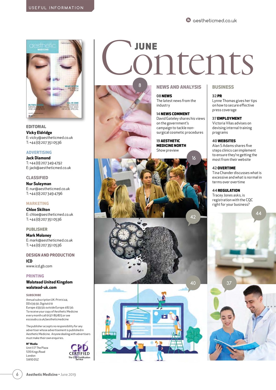 Aesthetic Medicine Preview Pages
